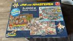 Jan van haasten puzzel. 3x 1000 stukjes, Hobby en Vrije tijd, Denksport en Puzzels, Ophalen of Verzenden, Zo goed als nieuw