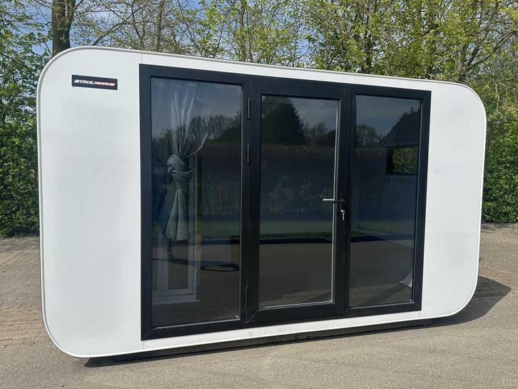 2025 Stahlworks Eco 4000 A Wit Tiny house / Atelier / Kantoo, Zakelijke goederen, Machines en Bouw | Keten en Containers