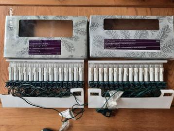 KERST VERLICHTING 2X 10 KAARSJES KNIJPERS NIEUW... beschikbaar voor biedingen