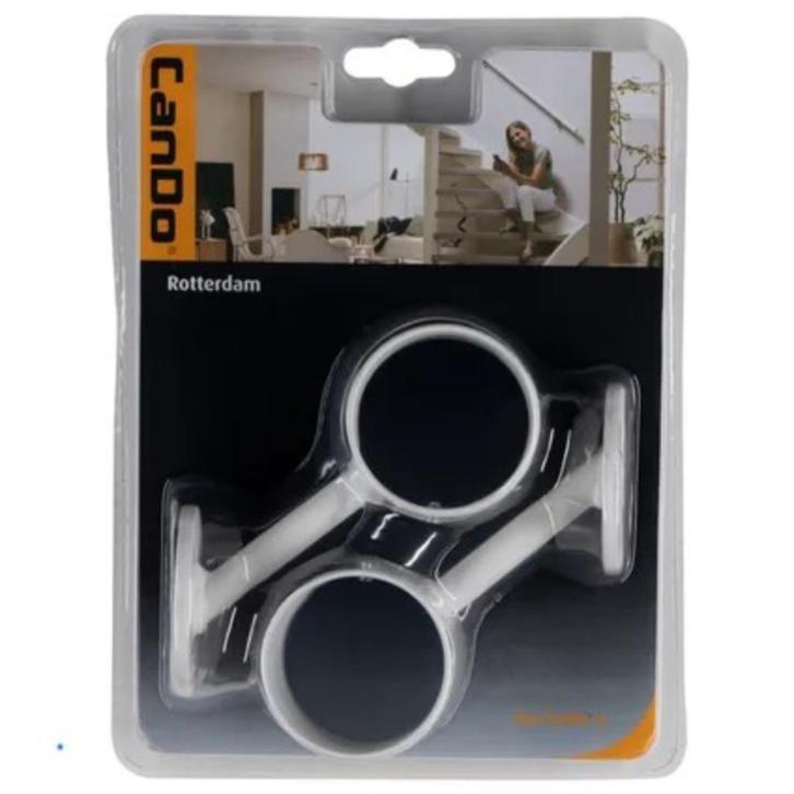 Cando leuninghouder Rotterdam wit, Huis en Inrichting, Stoffering | Vloerbedekking, Nieuw, Overige typen, Wit, minder dan 10 m²