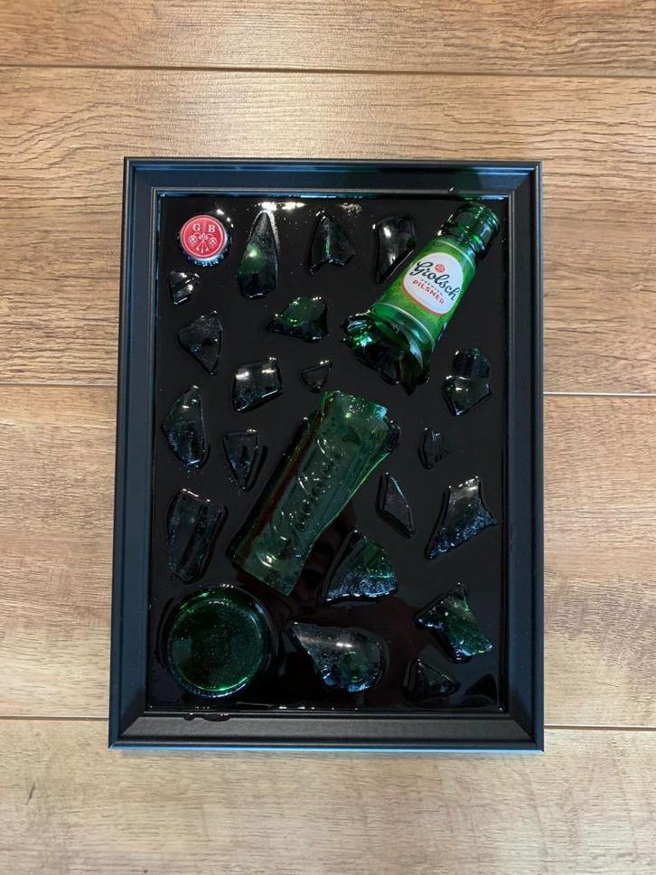 Grolsch - Epoxy Art, Verzamelen, Biermerken, Nieuw, Reclamebord, Plaat of Schild, Grolsch, Ophalen of Verzenden