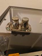 Zout en peperstel met parelmoer inleg, Huis en Inrichting, Keuken | Bestek, Ophalen of Verzenden