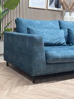 ZGAN Velvet Velours Room108 Hoekbank - Blauw - 322 x 180, Ophalen, -, -, Hoekbank