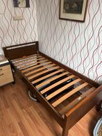 Houten Eenpersoonsbed, gratis, Huis en Inrichting, Slaapkamer | Bedden, Ophalen, 90 cm, Eenpersoons, Bruin