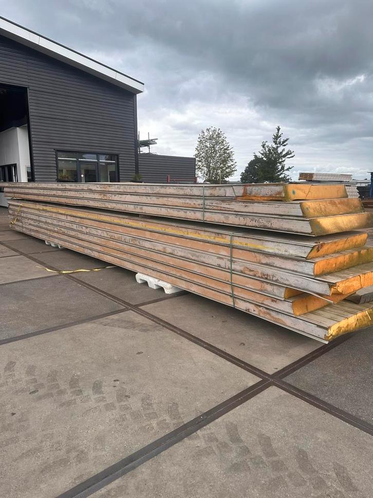 Partij sandwichpanelen wandbeplating dakbeplating isolatie, Doe-het-zelf en Verbouw, Platen en Panelen, Ophalen of Verzenden