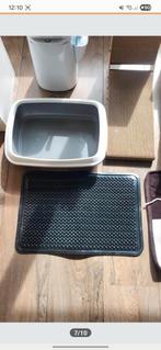 Ruime kattenbak inclusief mat, Ophalen of Verzenden, Zo goed als nieuw