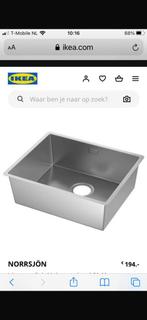 NORRSJON Spoelbak 54x44 RVS  (nieuw in de doos), Huis en Inrichting, Keuken | Keukenelementen, Zo goed als nieuw, Minder dan 100 cm