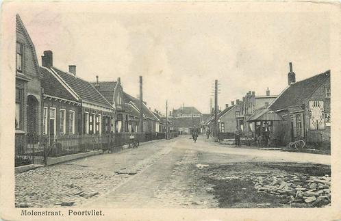 (378-322-041) Poortvliet Molenstraat, Verzamelen, Ansichtkaarten | Nederland, Zeeland, Verzenden