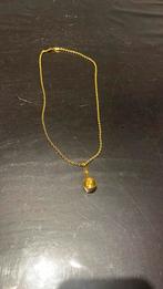 Joel beukers goude ketting ( gold plated ), Ophalen, Zo goed als nieuw, Goud
