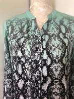 Zwart-Mintgroene Blouse, Kleding | Dames, Maat 38/40 (M), Ophalen of Verzenden, Zo goed als nieuw, Paola