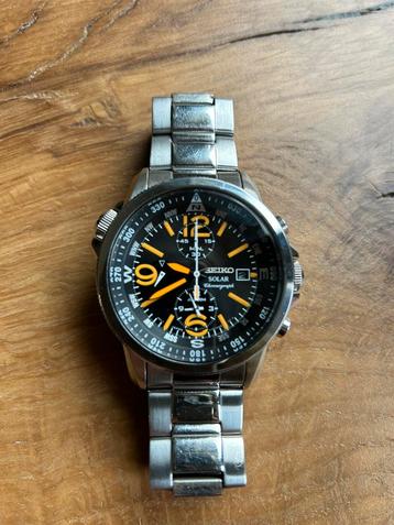 Seiko solar chronograph beschikbaar voor biedingen