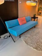 Rob Parry vintage bank blauw, Huis en Inrichting, Banken | Bankstellen, Ophalen, Metaal, Gebruikt, 150 tot 200 cm