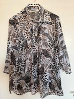 Leuke damesblouse van Canda, valt als 44/46, Bruin, Maat 42/44 (L), Ophalen of Verzenden, Gedragen