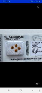 4 X natuurlijke Briljant Orange 1.06 crt, Ophalen of Verzenden, Nieuw