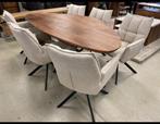 SALE Organische tafel nieuw by chefmeubel, Ophalen, Nieuw, Hout, Vijf, Zes of meer stoelen