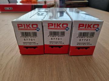 Piko 57701 H0 - 3x Niederbordwagen Roo61 DR beschikbaar voor biedingen