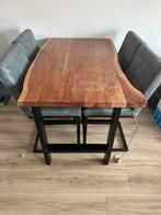 Bartafel + barstoelen te koop., Huis en Inrichting, Tafels | Eettafels, Ophalen, Gebruikt, 100 tot 150 cm, 50 tot 100 cm