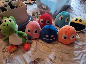 Pac-Man & Yoshi Knuffels - Set van 7! beschikbaar voor biedingen