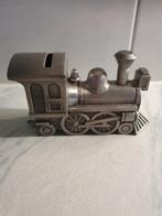 Locomotief spaarpot tin, Ophalen of Verzenden, Zo goed als nieuw, Vervoermiddel