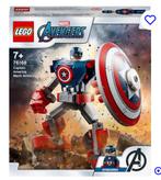 LEGO Marvel Avengers Captain America Mechapantser - 76168, Ophalen of Verzenden, Zo goed als nieuw