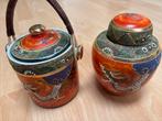 Vintage Japans Aardewerk Potten Set, Antiek en Kunst, Ophalen of Verzenden