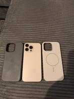 iPhone 16 Pro Max 256GB Dessert - Zo goed als nieuw!, Ophalen of Verzenden, Zo goed als nieuw, IPhone 14 Pro Max, Hoesje of Tasje