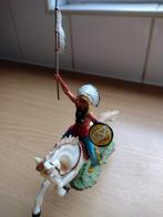 Elastolin indiaan op paard.3, Ophalen of Verzenden, Zo goed als nieuw, 1:50 of kleiner
