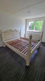 robuust nostalgisch bed, Huis en Inrichting, Slaapkamer | Bedden, Ophalen, Gebruikt, Barok, Wit