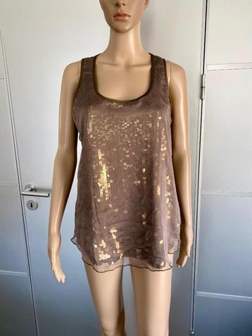H341 Nieuw: Glamorous maat M=38/40 top blouse blousje beschikbaar voor biedingen