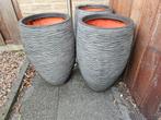 1, 2 of 3 Capi bloempotten, Tuin en Terras, Bloempotten, Ophalen, Zo goed als nieuw, Rond, Kunststof