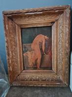 Oud naakt schilderij in lijst, Ophalen