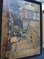 Antiek schilderij H C kranenburg, Antiek en Kunst, Kunst | Schilderijen | Klassiek, Ophalen of Verzenden