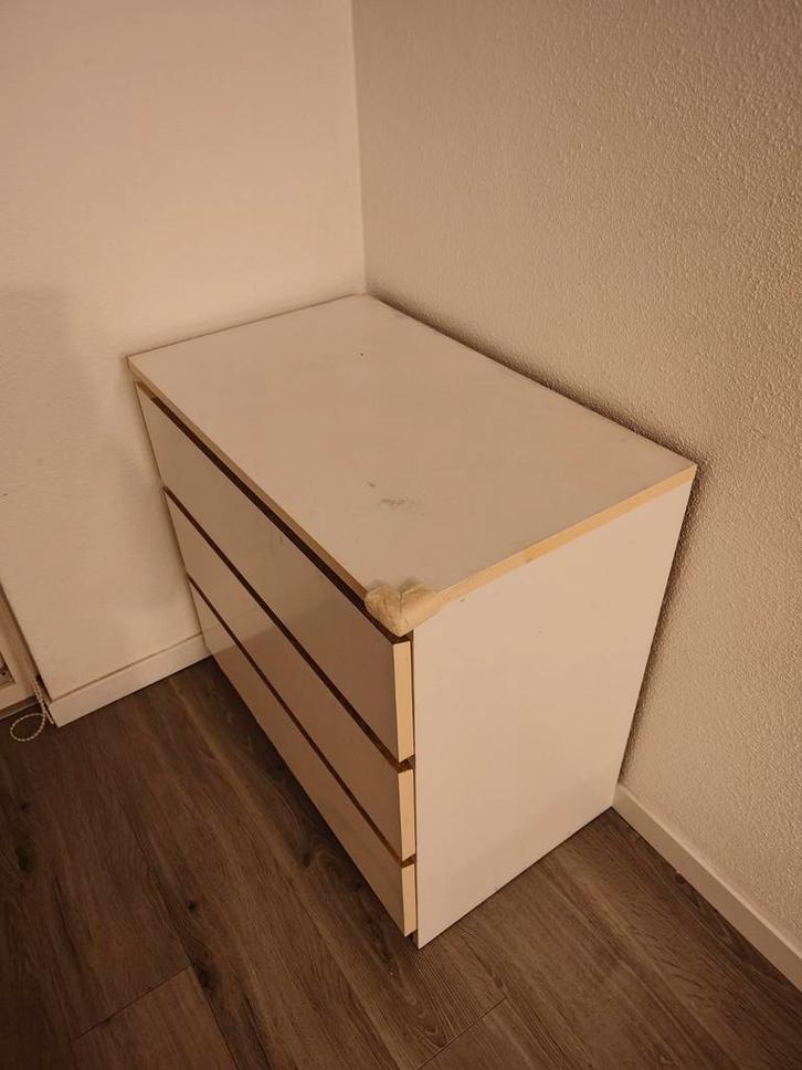 Ikea Malm ladekast, Huis en Inrichting, Kasten | Dressoirs, Gebruikt, 50 tot 100 cm, 25 tot 50 cm, Met lade(s), Overige materialen