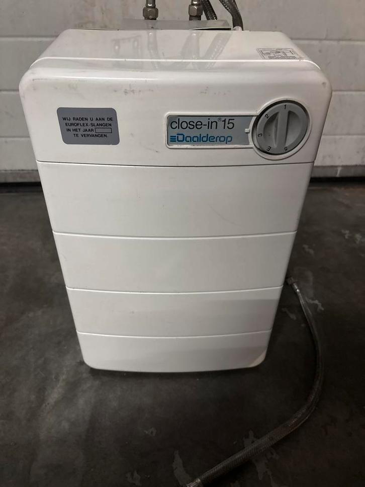 Daalderop Close-in 15 Boiler, Doe-het-zelf en Verbouw, Geisers en Boilers, Gebruikt, Boiler, Aardgas, Minder dan 20 liter, Ouder dan 10 jaar