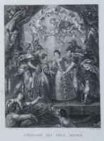 ?..Gabrielle naar Rubens gravure "L'Échange des deux Reines", Antiek en Kunst, Kunst | Etsen en Gravures, Ophalen