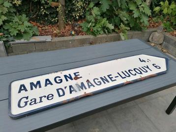 Zwaar geëmailleerd verkeersbord Frankrijk beschikbaar voor biedingen