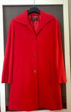 Claudia Sträter ( Maura) Rode wollen mantel/jas, maat 38, Kleding | Dames, Jassen | Winter, Zo goed als nieuw, Ophalen, Maat 38/40 (M)