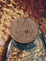 1 Demi LIARD 1784, Ophalen of Verzenden