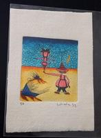 Ets van Tsjechische kunstenaar La Hodova 1993, Antiek en Kunst, Kunst | Etsen en Gravures, Ophalen of Verzenden