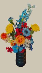 Zijden bloemen boeket incl. vaas, Binnen, Bloemenkunst Xaviera, Info@bloemenkunstxaviera.nl, Nieuw