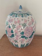 Vintage Chineze gemberpot, Huis en Inrichting, Woonaccessoires | Vazen, Overige kleuren, Aardewerk of Porselein, Ophalen of Verzenden
