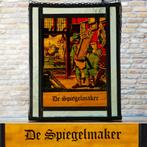 Glas in lood De Spiegelmaker spiegel maker Jan Luyken hanger, Antiek en Kunst, Ophalen of Verzenden