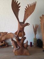 Houten Adelaar Sculptuur, Antiek en Kunst, Ophalen of Verzenden