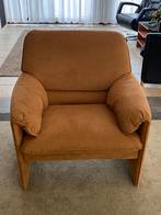 Bank en fauteuil Leolux Bora Bora, Ophalen, Driepersoons, 75 tot 100 cm, Zo goed als nieuw