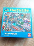 Thats life puzzel, racebaan, 1000 stukjes, compleet, Ophalen of Verzenden, 500 t/m 1500 stukjes, Zo goed als nieuw, Legpuzzel