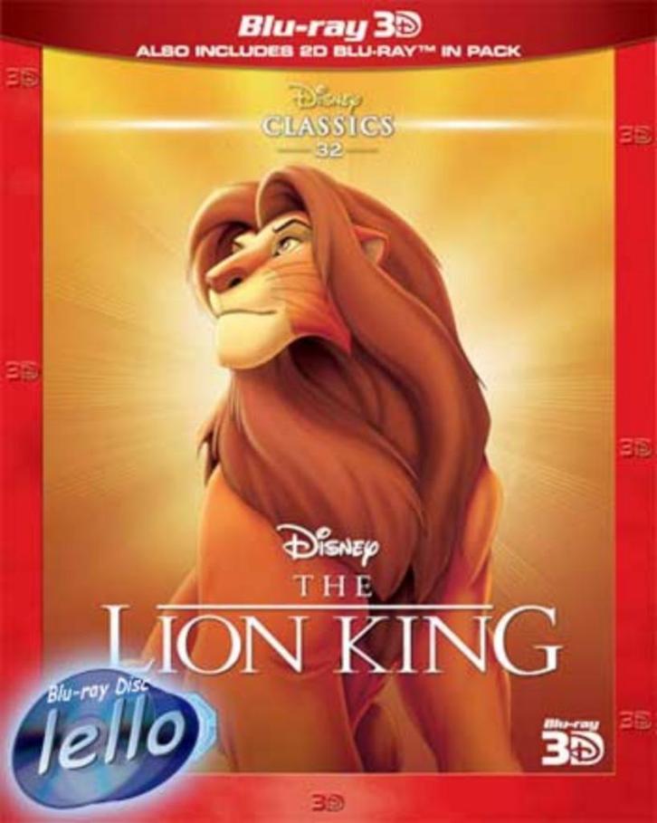 Blu-ray 3D: Disney's The Lion King (1994) 2-disc KCiSC NLO/G, Cd's en Dvd's, Blu-ray, Nieuw in verpakking, Tekenfilms en Animatie
