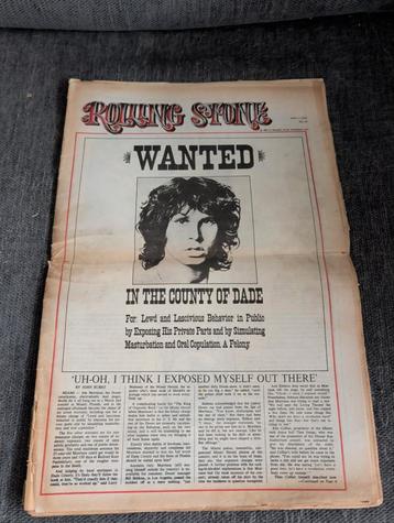 Rolling Stone 1969 - American Revolution & Jim Morrison beschikbaar voor biedingen