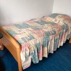 Senioren bed + Auping verstelbare bodem, Ophalen, 90 cm, Eenpersoons, Bruin