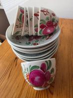 Ostfriesische Roos kop en schotel set (6 stuks), Antiek en Kunst, Antiek | Servies compleet, Ophalen