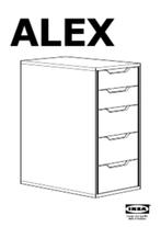 Ikea Alex Ladeblok, Huis en Inrichting, Kasten | Ladekasten, Ophalen, Minder dan 50 cm, 5 laden of meer, Zo goed als nieuw
